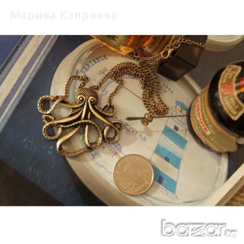 Колие "Октопод". Карибски пирати /К-76/, снимка 1 - Колиета, медальони, синджири - 9056771