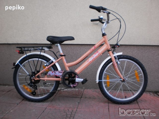 Продавам колела внос от Германия детски велосипед PINK LOVE 20 цола