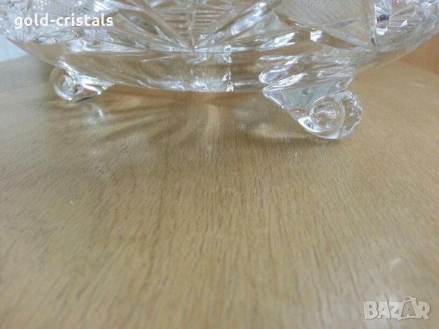  кристална купа фруктиера, снимка 6 - Антикварни и старинни предмети - 22286963