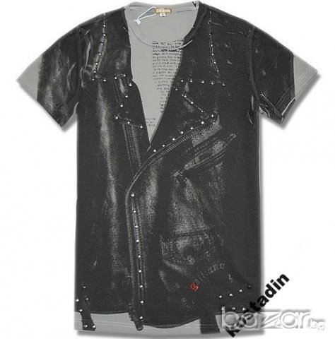 JOHN GALLIANO STUDDED ROSE PRINT Мъжка Тениска size 46 (S), снимка 2 - Тениски - 6449583