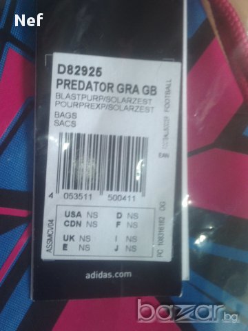  Мешка, раница Адидас/ Adidas Predator Gra Gb, оригинал , снимка 4 - Раници - 11052963