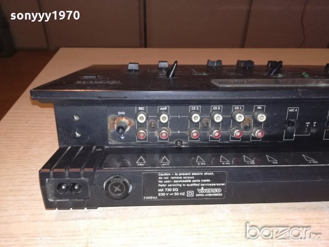 vivanco mx730eq-mixer/equalizer-внос франция, снимка 15 - Ресийвъри, усилватели, смесителни пултове - 21303400