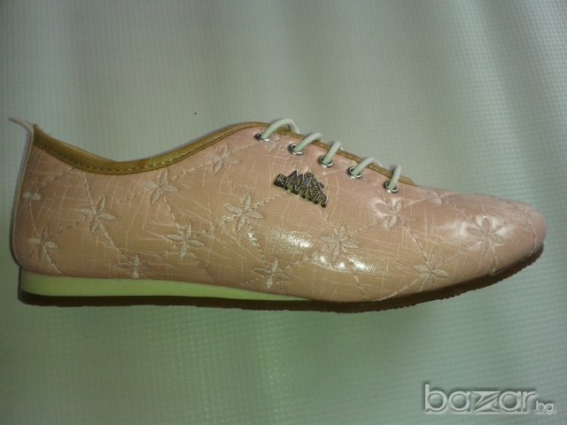 Розови спортни обувки за момиче с ластични връзки, водонепропускливи, снимка 4 - Детски маратонки - 9619657