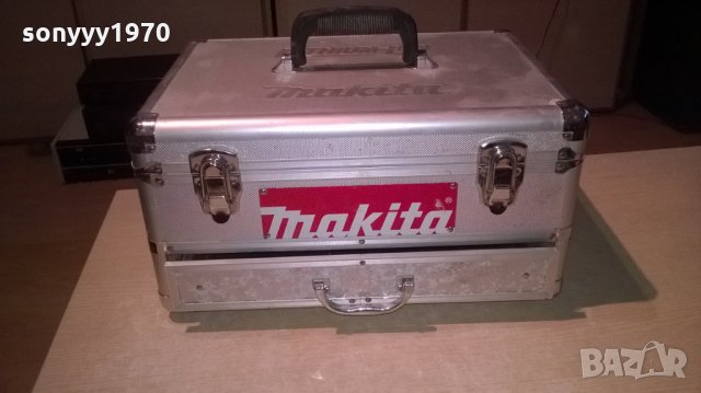 makita профи куфар-внос швеицария-43х30х23см, снимка 5 - Куфари с инструменти - 25175656