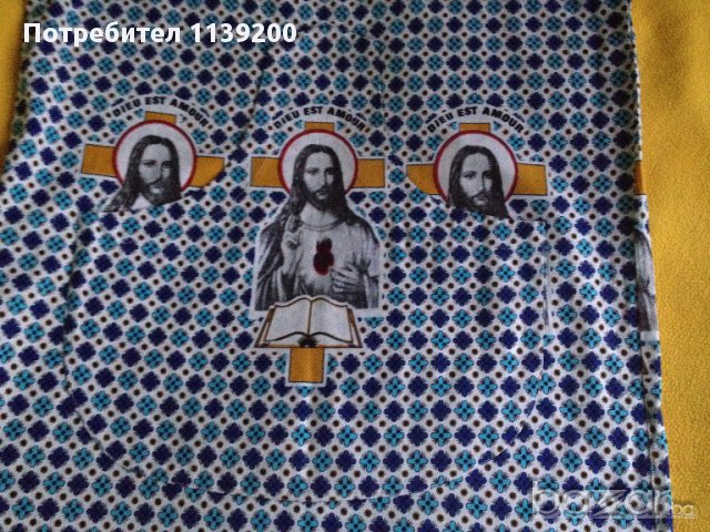 Нов африкански памучен кафтан с Иисус Христос L, снимка 4 - Рокли - 18031622