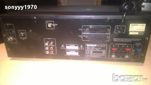 tompsan dpl300ht-200watts receiver-5 chanel-внос швеицария, снимка 15 - Ресийвъри, усилватели, смесителни пултове - 8948065