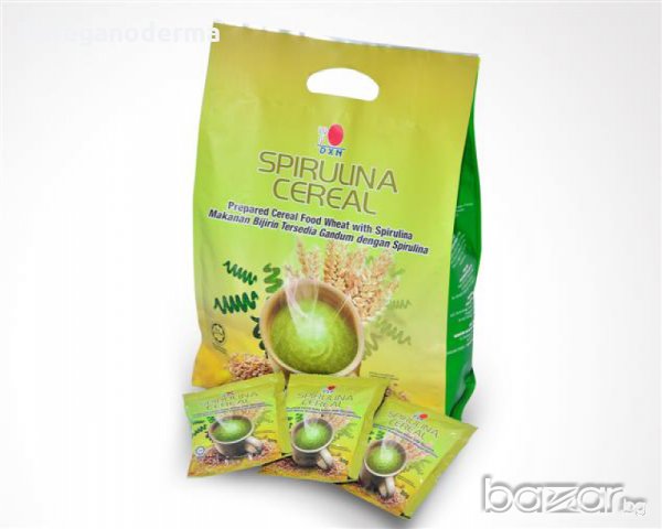 Зърнена закуска Спирулина сереали, снимка 1 - Хранителни добавки - 15380105