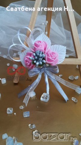 Сватбена бутониера за ревер Вира