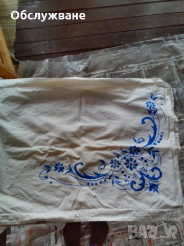 Бродирана калъфка "Синя романтика" 💥, снимка 1