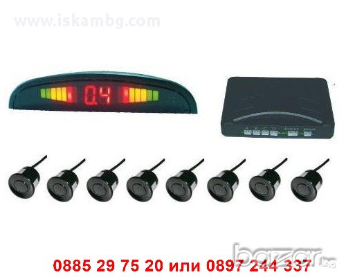 Парктроник за кола с 8 датчика - код 0953, снимка 9 - Аксесоари и консумативи - 13046479