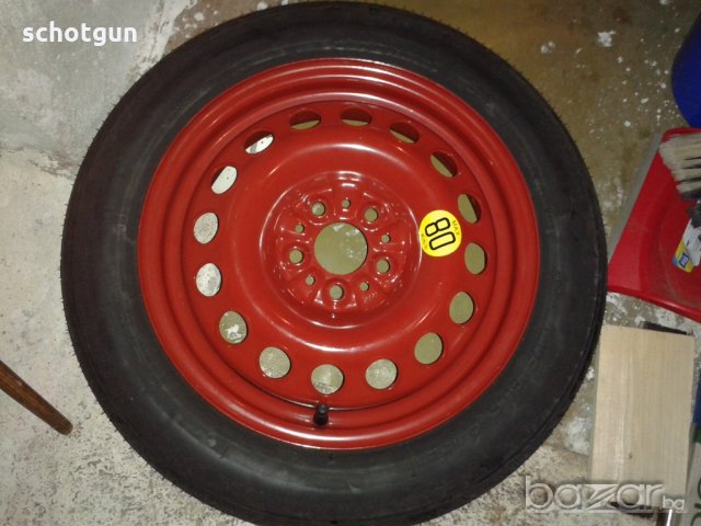 Резервни гуми тип патерица за fiat lancia 4x98 и 5x108, снимка 1 - Гуми и джанти - 20332162