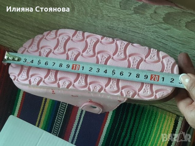 Детско ортопедично сабо за момиче естествена кожа розови, снимка 7 - Детски обувки - 25679621