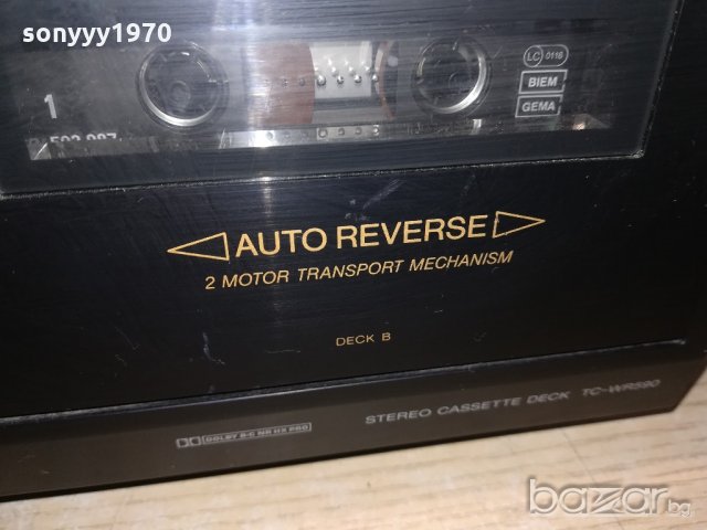 sony tc-wr590 2 motor deck made in japan-внос швеицария, снимка 8 - Ресийвъри, усилватели, смесителни пултове - 21305874