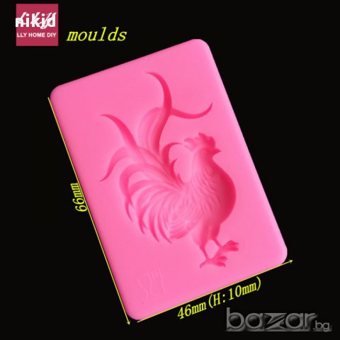 петел силиконов молд форма  за украса декорация торта фондан шоколад сладки и др