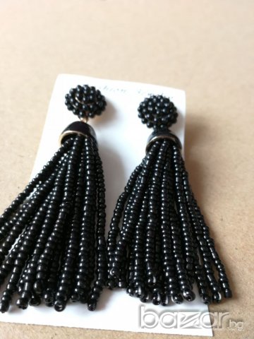 Обеци "black", снимка 4 - Обеци - 20619071