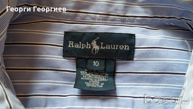 Риза за момче Ralph Lauren/ Ралф Лаурен,  100% оригинал, снимка 4 - Детски ризи - 21284243