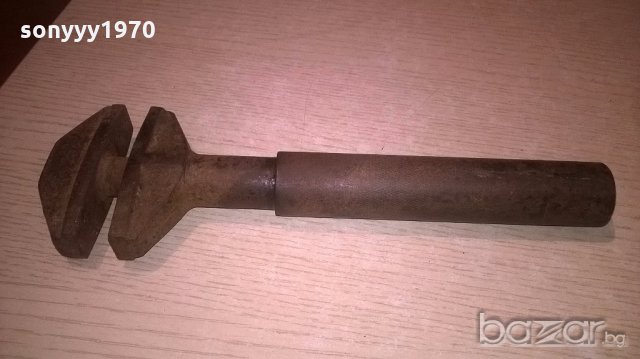поръчан-ретро раздвижен ключ-антика 25х9см, снимка 13 - Ключове - 19310569