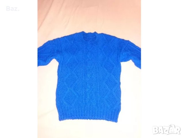  Ръчно плетен пуловер