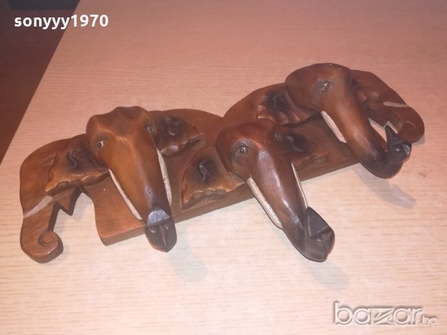 ретро колекция-закачалка от слонове-внос швеицария-42х23х8см