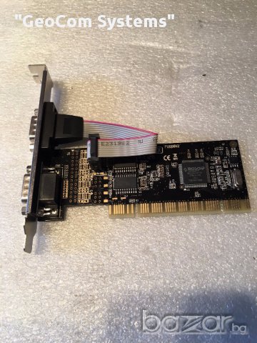 2 Serial Port PCI Card (2xCOM,PCI Slot), снимка 1 - Видеокарти - 15769147