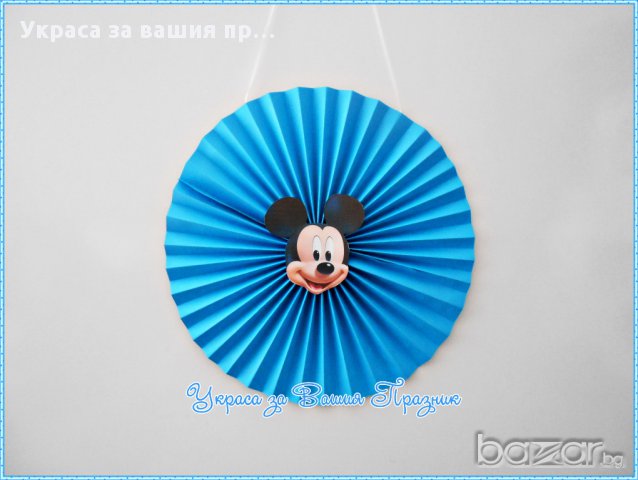надпис + табела Мики Маус за детски рожден ден, снимка 2 - Други - 17725120