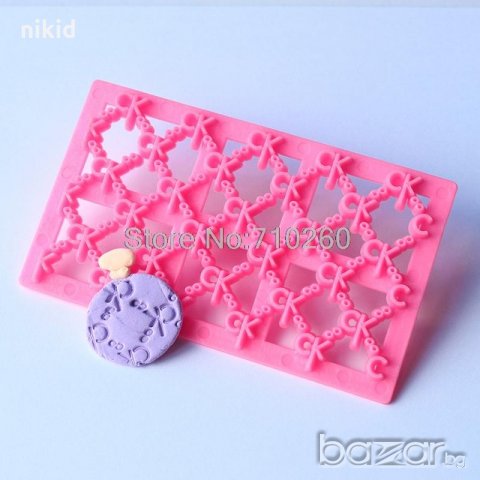 ck Calvin Klein лого форми резец мрежа ограда решетка за украса и декор на торти фондан борд