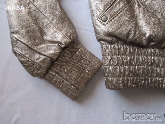 ЕСТЕСТВЕНА КОЖА - дизайнерско яке на 4IT VINTAGE BLEND OF AMERIKA, снимка 8 - Якета - 13533759