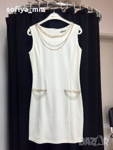 Дамска Бяла рокля, снимка 1 - Рокли - 6221306
