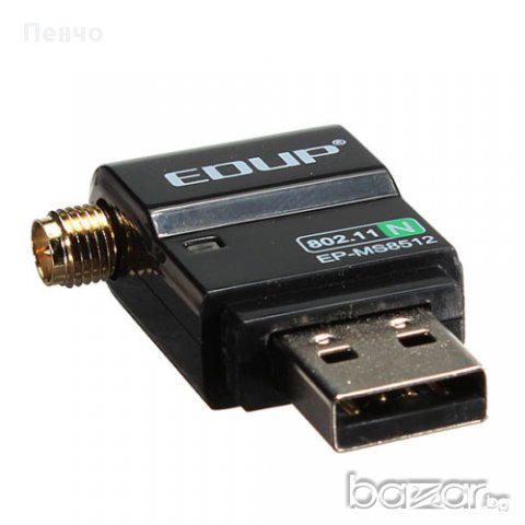 Edup Ep-8512 Usb Wireless Adapter Wifi Antenna Антена за интернет, снимка 5 - Кабели и адаптери - 12589539