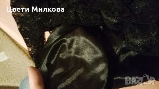 Страхотна дантелена черна рокля, снимка 4 - Рокли - 23701873