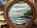 Старо море от руски автор-неподписано, снимка 1 - Картини - 10436222