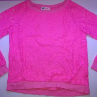 8-10г, 134/140см H&M Блуза, розов цвят – 8-10г, 134/140см, снимка 1 - Детски Блузи и туники - 24683457