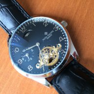 Мъжки луксозен часовник PATEK PHILIPPE клас ААА+ реплика, снимка 11 - Мъжки - 8543456