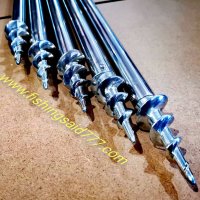 Колче от неръждаема стомана 75-130см - SAENGER Drill Tipp Storm Pole US 75-130cm New 2019, снимка 1 - Такъми - 25333003