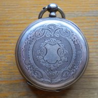 старинен джобен часовник (Англия), снимка 3 - Антикварни и старинни предмети - 15985546