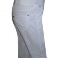 7/8 Панталон за бременни и макси дами 01228 във бяло , снимка 1 - Дрехи за бременни - 11149895