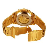 ПОЗЛАТЕН с 18карата злато Автоматичен часовник WINNЕР № 1  SKELETON , снимка 5 - Мъжки - 14417458