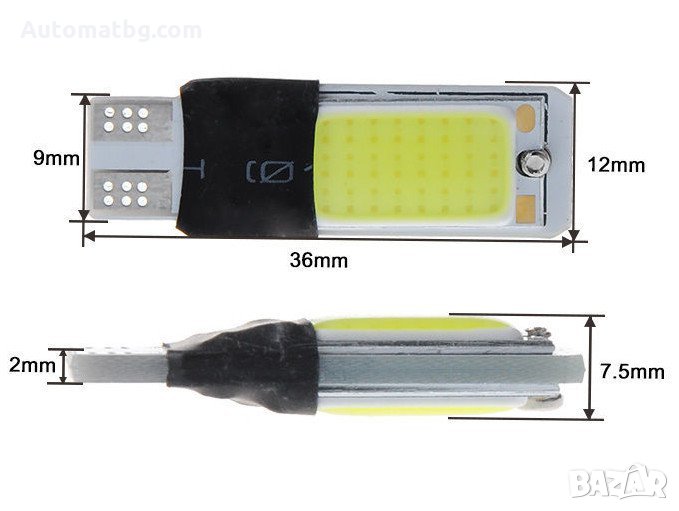 LED КРУШКА Т10 24 LED СОВ Canbus, снимка 1