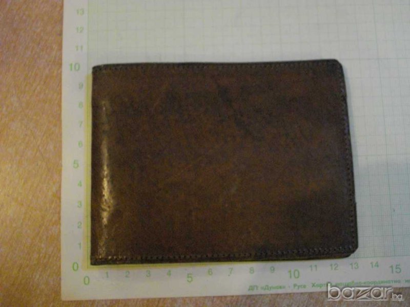 Портмоне кожено с надпис "30 години - МИС Русе", снимка 1