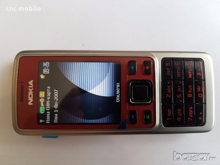 Nokia 6300 - Nokia RM-217 червен, снимка 1