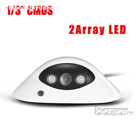 2 Array Led IR CCTV CMOS Охранителна Ден/Нощ Камера. За Вътрешен Монтаж., снимка 1