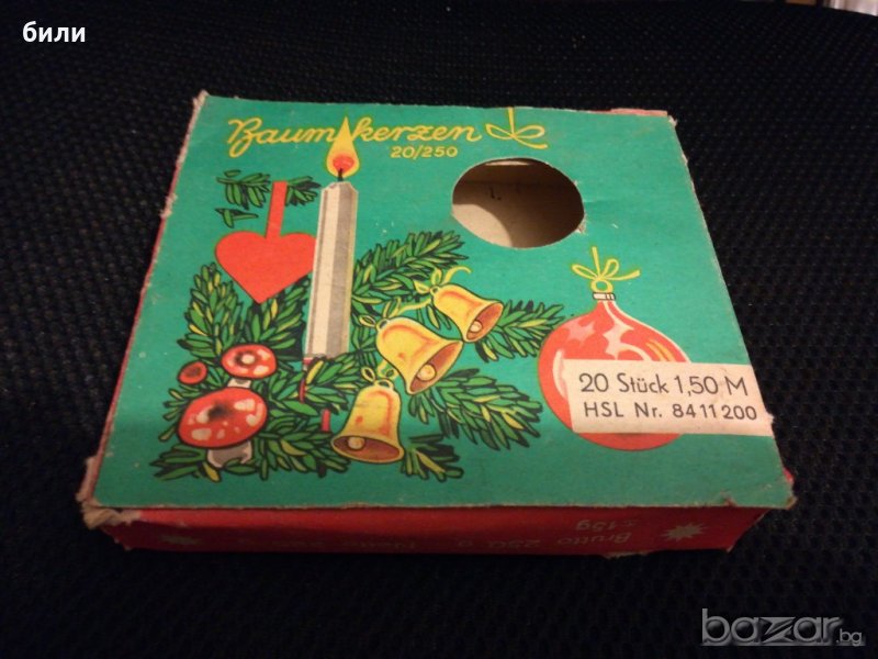 Ретро немска кутия от свещи , снимка 1