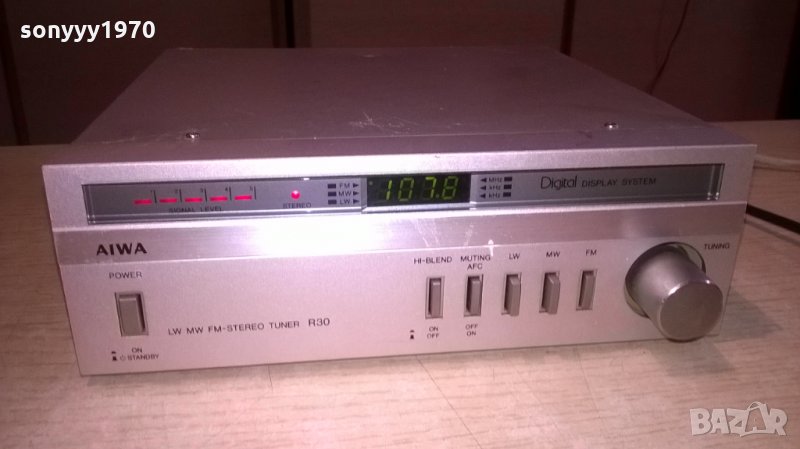 aiwa made in japan-tuner-внос швеицария, снимка 1