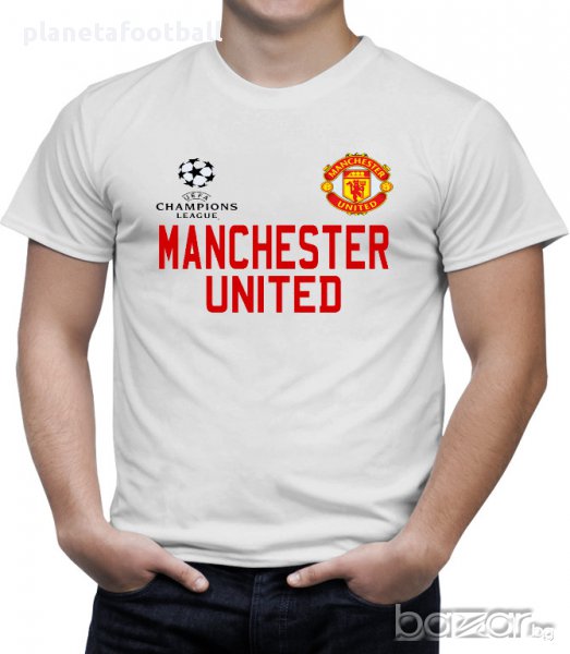 Manchester United! Фен Тениска На Манчестър Юнайтед с Ваше Име и Номер!Manchester U, снимка 1