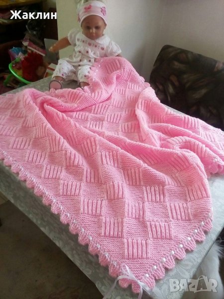 Бебешка пелена "Захарен памук" - за новородени бебета, снимка 1