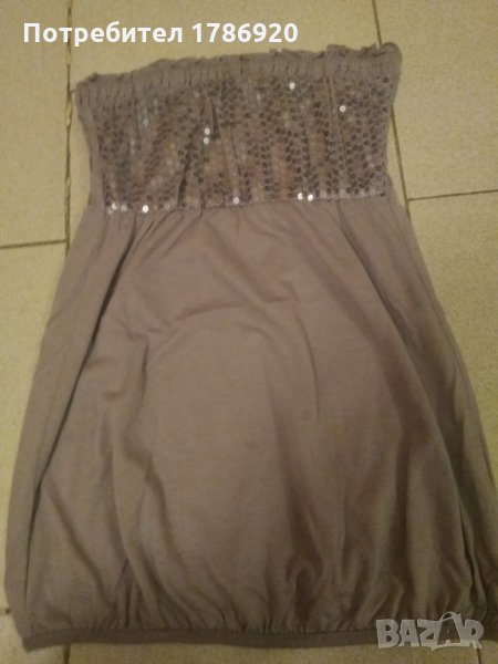 Бюстие с пайети, снимка 1