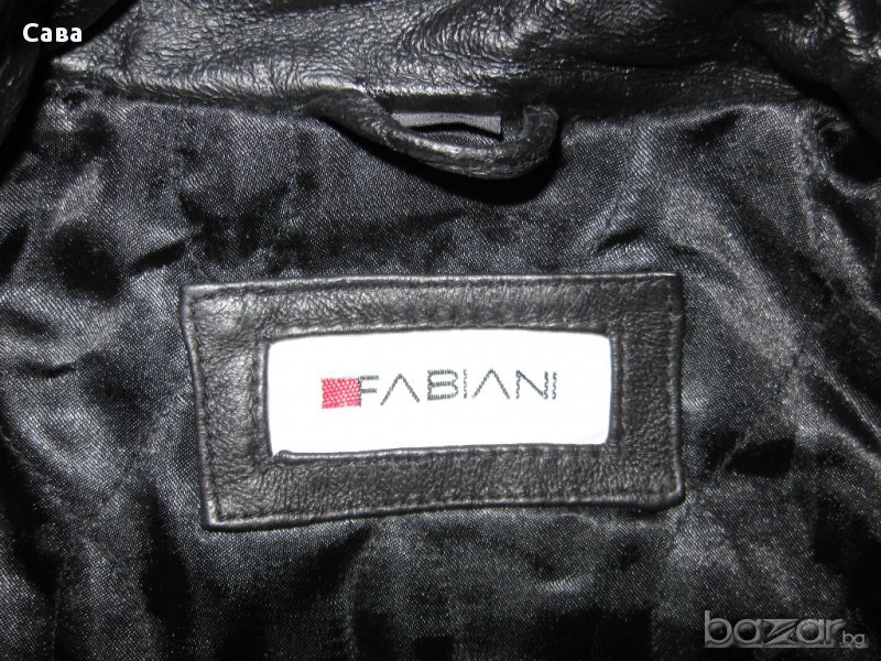 Кожен тренч FABIANI   дамски,л, снимка 1