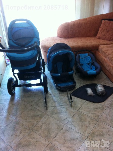 Бебешка и детска комбинирана количка Х6, снимка 1