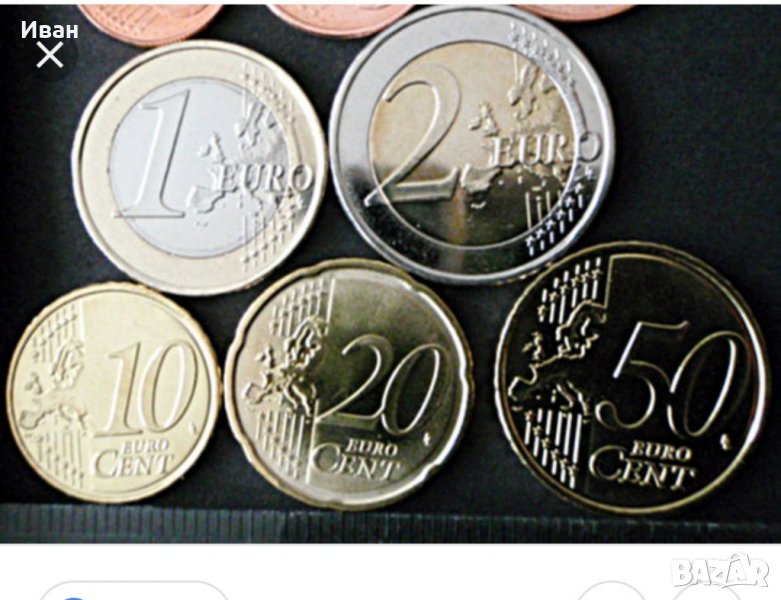 Купувам монети евроцентове,само количества. Купувам от 0,10 от 0,20,от 0,50,от 1,00 и от 2,00 евр, снимка 1