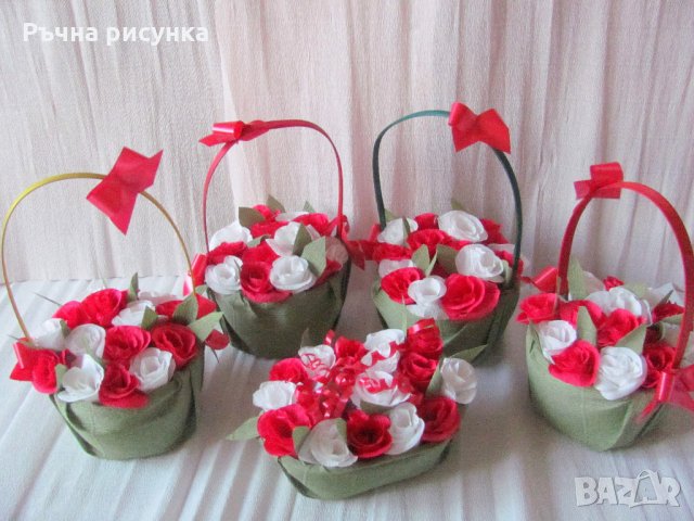 Кошници с цветя 15лв, снимка 8 - Декорация за дома - 21708758
